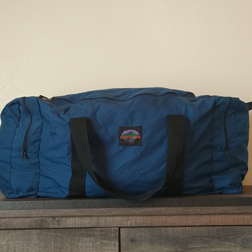 Camp Inn large duffle bag blue